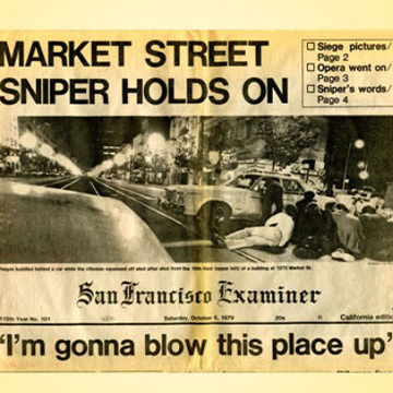 The 1979 front page story about the active shooter who held a State Fund executive assistant hostage. The 1979 front page story about the active shooter who held a State Fund executive assistant hostage.