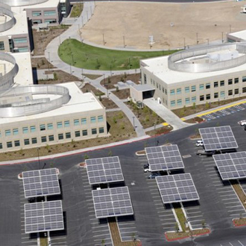 A 2008 view of the State Fund Vacaville campus from the air. A 2008 view of the State Fund Vacaville campus from the air.